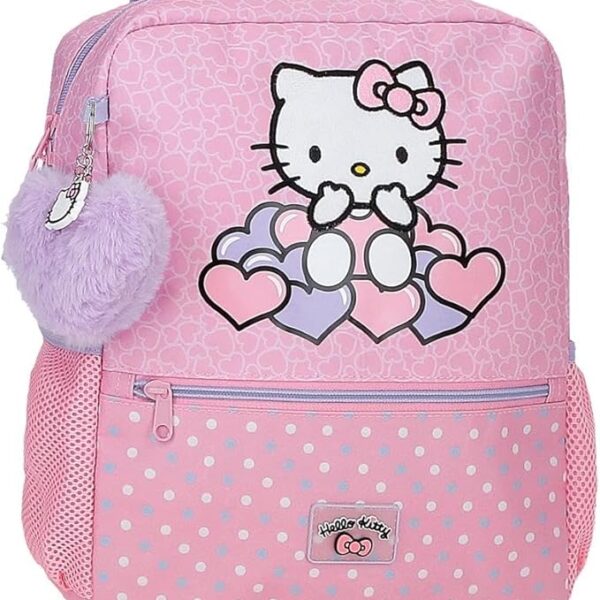 Mochila Infantil Hello Kitty 27x33x11cm.