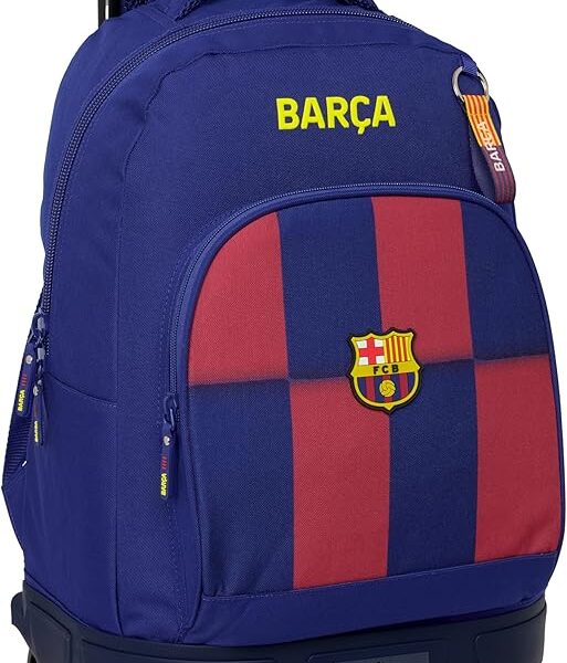 Mochila Gde. C/Ruedas Compact Extraible F.C.Barcelona 33X22X45Cm
