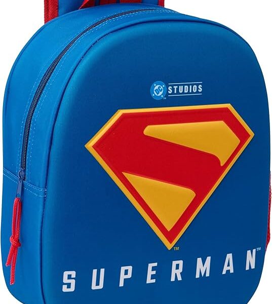 Mochila 3D  Guarderia Superman 22x10x27cm.