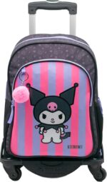 Mochila Kuromi Doble Compartimento + Carro Toybags 360º