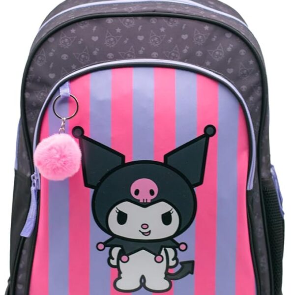 Mochila Kuromi Doble Compartimento + Carro Toybags 360º