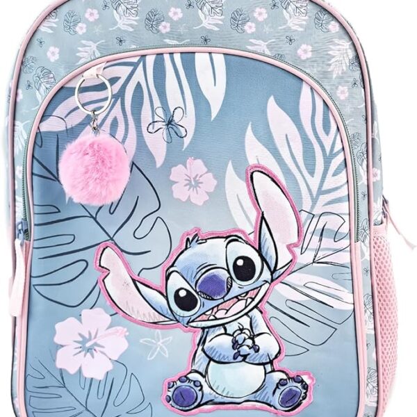 Mochila Doble Compartimento Stich