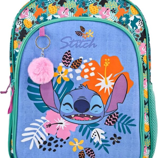 Mochila Doble Compartimento Stich Angel