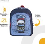 Mochila Minecraft Hostile compartimento - Imagen 3