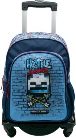 Mochila Minecraft Doble Compartimento + Carro Toybags 360º