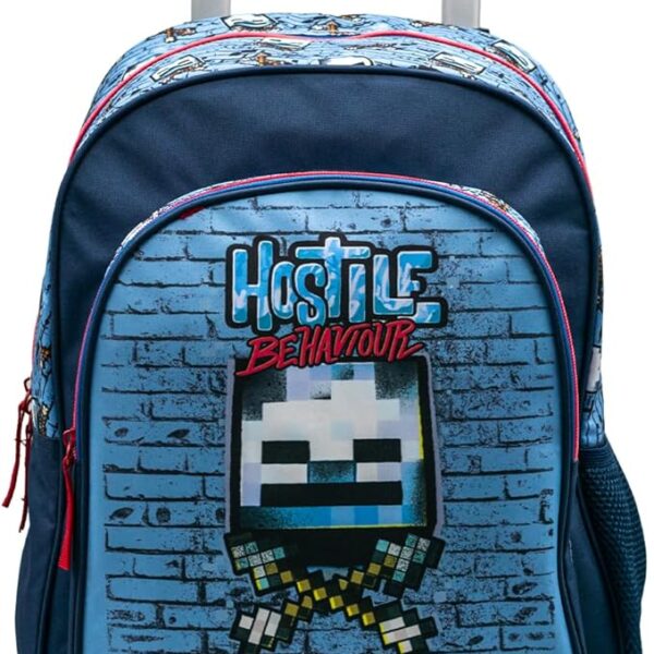 Mochila Minecraft Doble Compartimento + Carro Toybags 360º