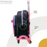 Mochila Kuromi Doble Compartimento + Carro Toybags 360º - Imagen 3