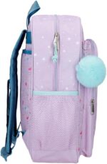 Mochila para portátil Disney Lovely Stitch Morado 30x38x12 cm - Imagen 2