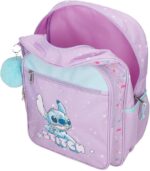 Mochila para portátil Disney Lovely Stitch Morado 30x38x12 cm - Imagen 3