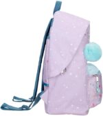 Mochila para portátil Disney Lovely Stitch  Adaptable a Carro Morado 31,5x44x15 cm - Imagen 2