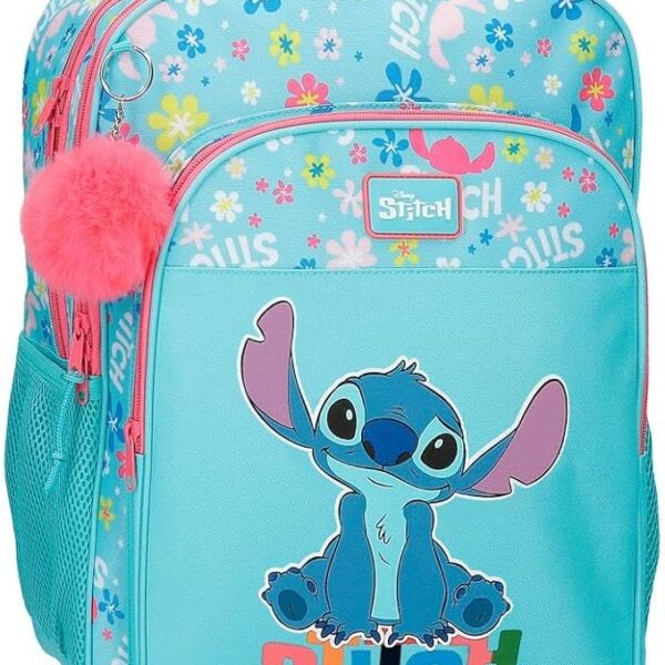 Mochila para portátil Doble Compartimento Adaptable Disney Aloha Stitch 30x40x13 cm