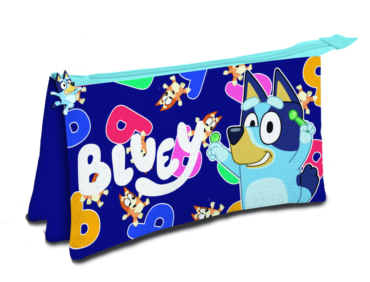 Portatodo Triple Bluey Miniplay 24X20Cm - Imagen 1