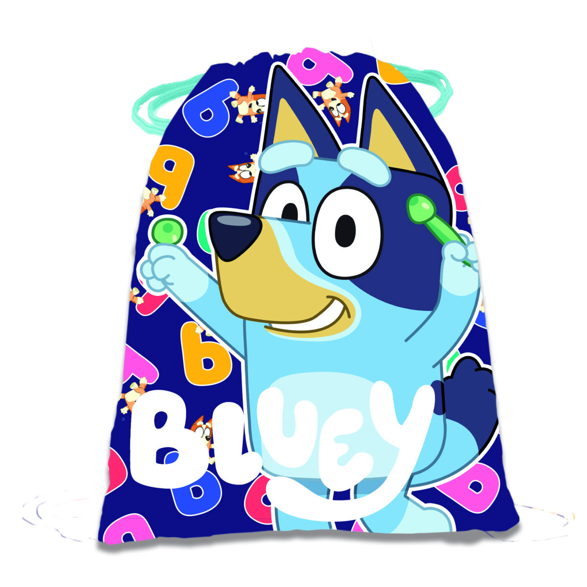 Saquito Merendero Bluey Miniplay 24X20Cm - Imagen 1