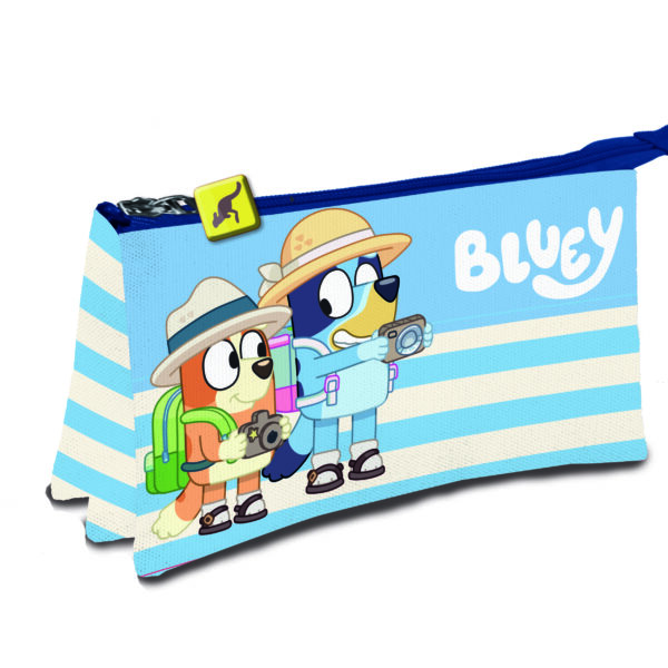 Portatodo Triple Bluey Turist 24X20Cm