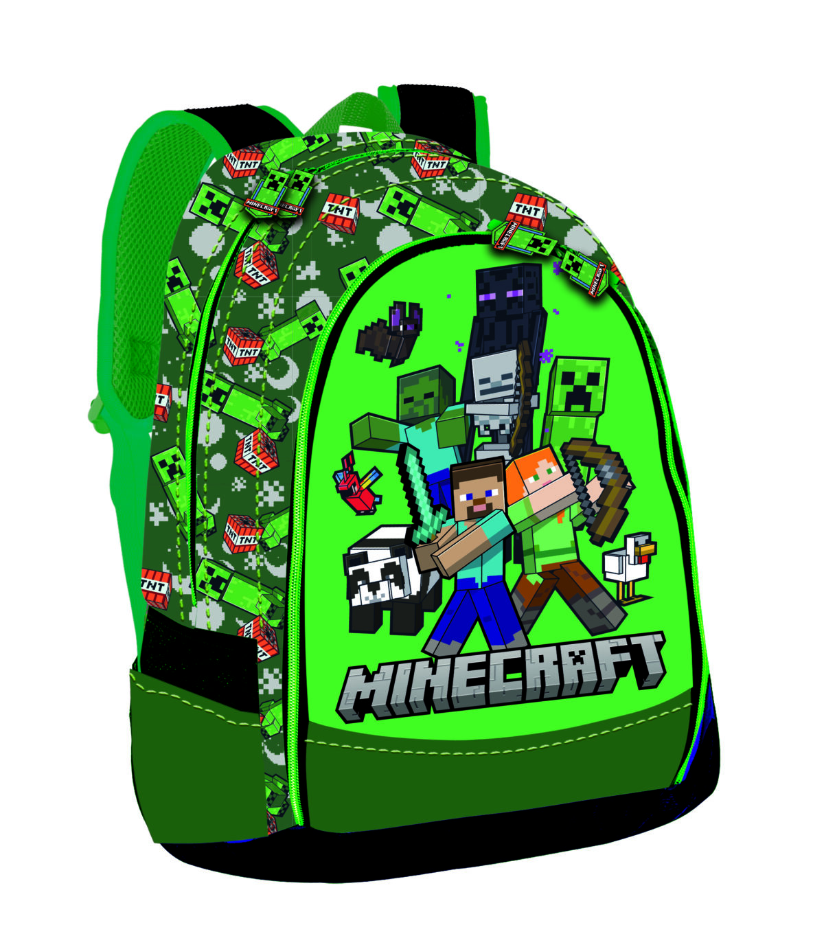 Mochila Grande Minecraft  44Cm - Imagen 1