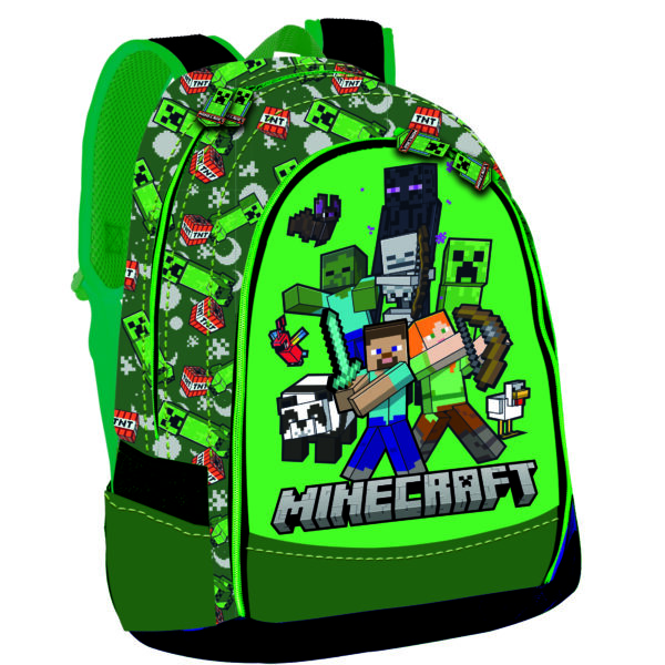Mochila Grande Minecraft  44Cm