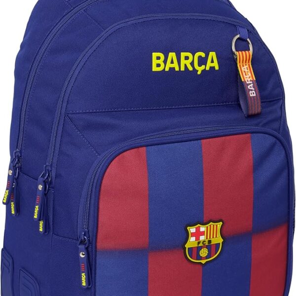 Mochila Doble Adapt.Carro F.C.Barcelona 32x15x42cm