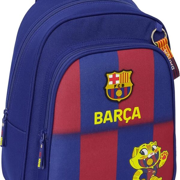 Mochila Escolar Infantil F.C.Barcelona 27x10x33 cm
