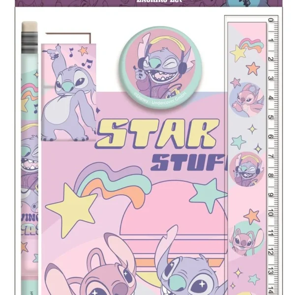 Set Papeleria Stitch 5 Piezas