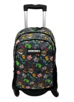 Mochila Minecraft Doble Compartimento+ Carro Toybags 360º