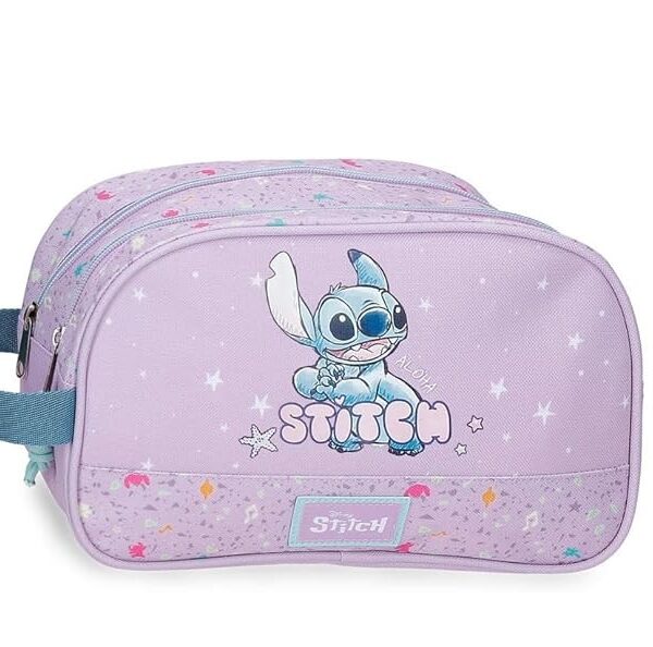 Neceser Morado Disney Lovely Stitch 26x16x11 cm
