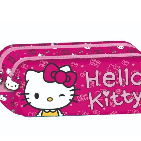 Portatodo Ovalado Hello Kitty My Style 24X20Cm