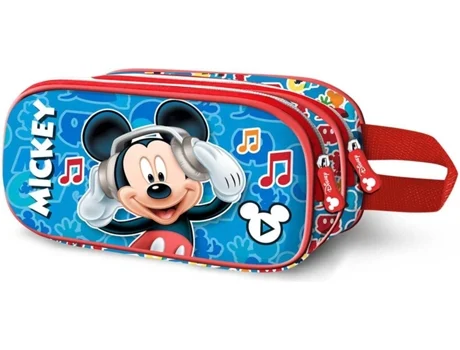 Portatodo Doble 3d Mickey Music