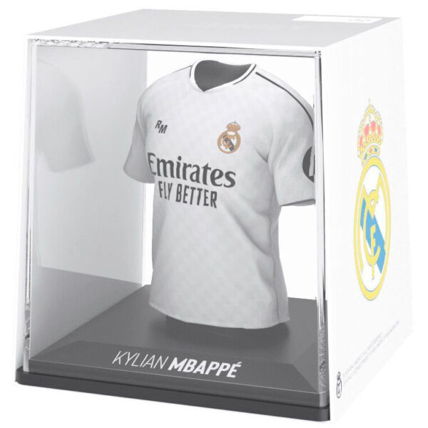 Figura Mini Camiseta Mbappe Real Madrid 9,5cm.