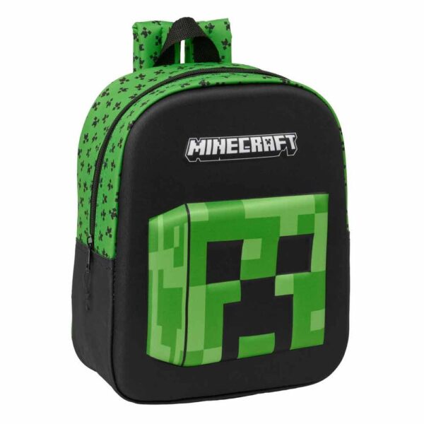 Mochila de Guardería 3D Minecraft 22x10x27 cm