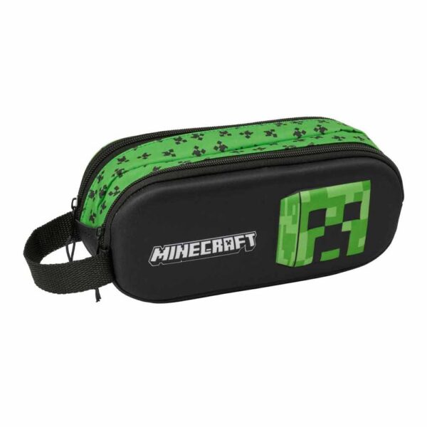 Portatodo Doble 3D Minecraft 21x6x8 cm