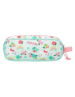 Hello Kitty Floral kitty Estuche Doble Verde 23x9x7cm. - Imagen 2