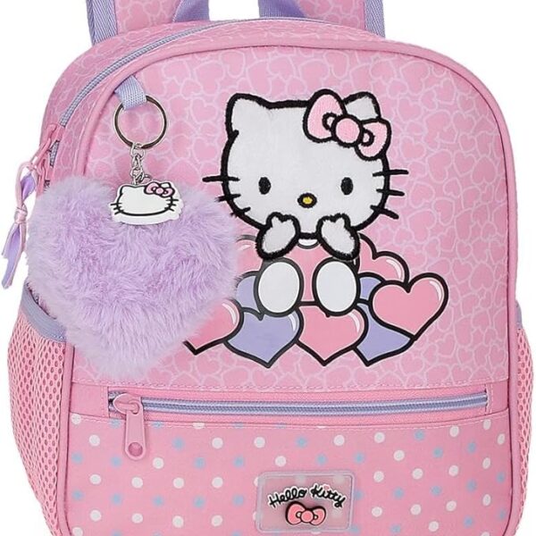Mochila Guarderia Hello Kitty 23x25x10cm.
