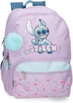 Mochila Stitch Lovely Adaptable 32x44x17cm.