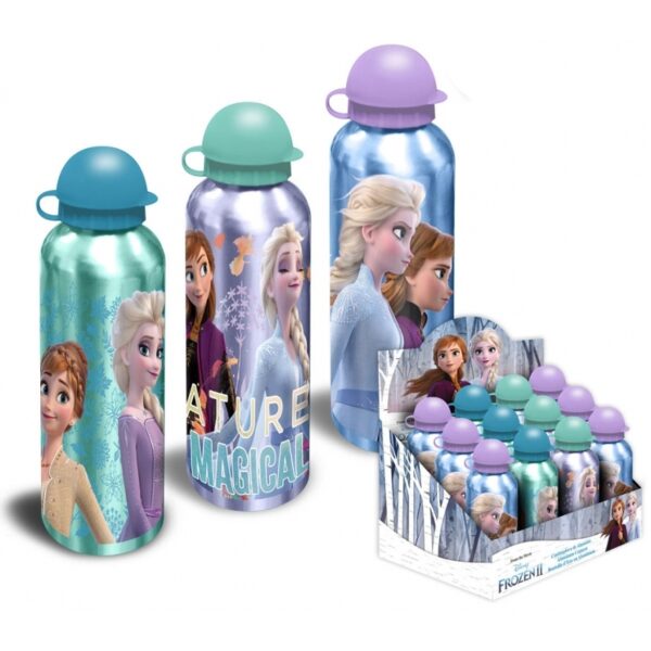 Botella Aluminio Frozen 500 ml