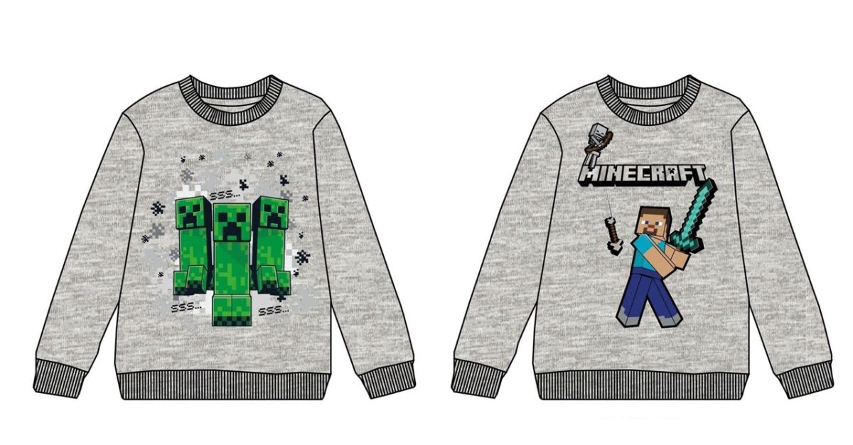 Sudadera Minecraft 7Und. T. 8 a 14 Años - Imagen 1