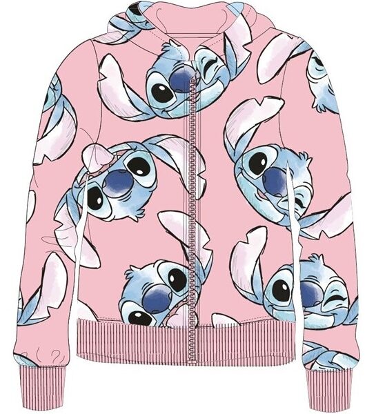 Sudadera Stitch Disney Con Cremallera 6Und.T. 4 a 12 Años