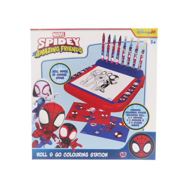 Spidey Estación Portatil de Dibujo Roll & Go 20x6x20cm.