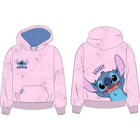Sudadera Capucha Stitch Disney  6Und.T. 4 a 12 Años