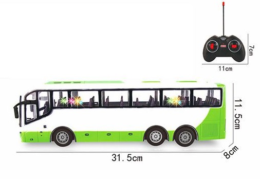 Radiocontrol Bus Transporte Verde