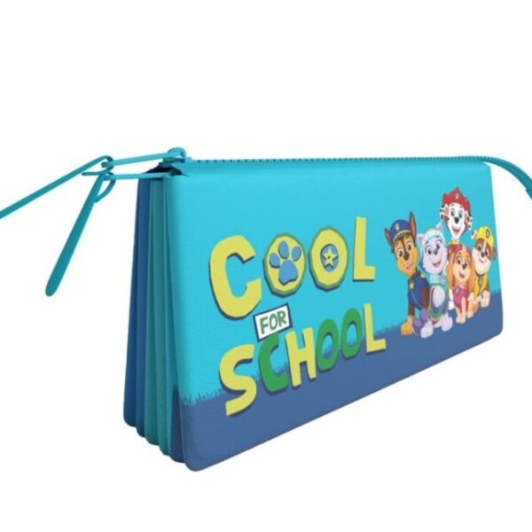 Portatodo Triple Patrulla Canina 19x2.5x9cm.