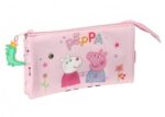 Portatodo Triple Peppa Pig Having Fun   22 x 3 x 12 cm.