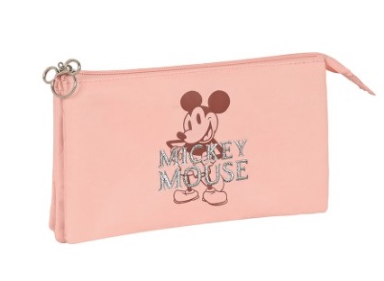 Portatodo Triple Mickey Mouse Cotton 22x12x3cm