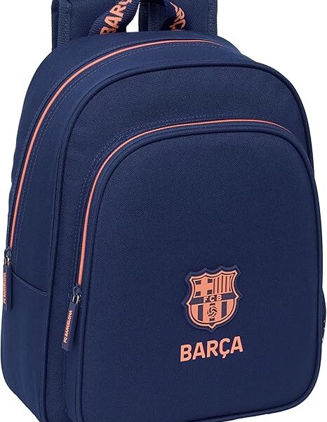 Mochila Escolar Infantil F.C.BARCELONA 2ª EQUIPACIÓN  27x10x33 cm