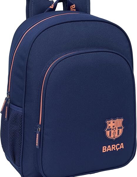 Mochila Infantil, Adaptable a Carro F.C.BARCELONA 2ª EQUIPACIÓN 32x12x38 cm