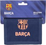Cartera Billetera con Cabecera F.C.BARCELONA 2ª EQUIPACIÓN 12.5x9.5 cm