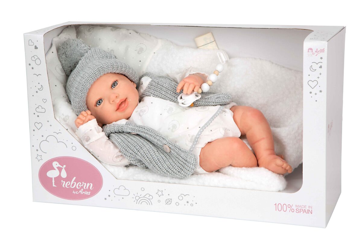 Muñeca Reborn Arias 45cm Daniela C/Cojin - Imagen 1