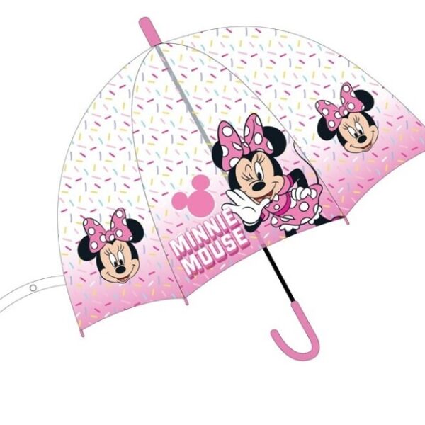 PARAGUAS SETA AUTO NIÑA MINNIE MOUSE 48,5 CM