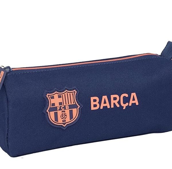 Portatodo con cremallera y compartimiento F.C.BARCELONA 2ª EQUIPACIÓN  21x7x8 cm