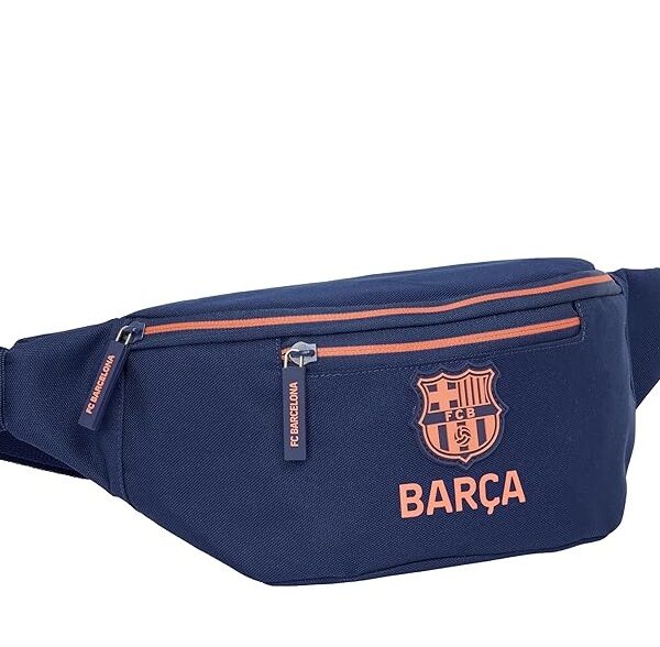 Riñonera con Bolsillo Exterior F.C.Barcelona 2ª EQUIPACIÓN  23x9x12 cm