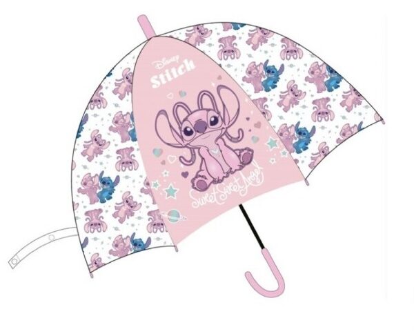 PARAGUAS AUTO NIÑA LILO&STITCH 48,5 CM
